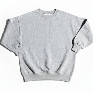 BCG Girls' Cotton Fleece Crewneck Sweatshirt Heather Gray NEW